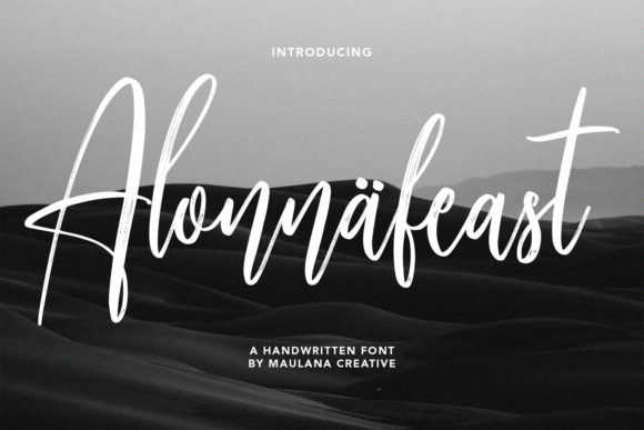 Alonnafeast Font: Elevating Web Design with Elegant Script Typography