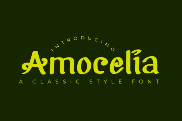 Amocelia: A Handwritten Font That Brings Artistry to Editorial Design