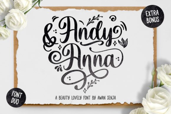 Andy Anna: A Sweet Script Font for Enchanting Editorial Design