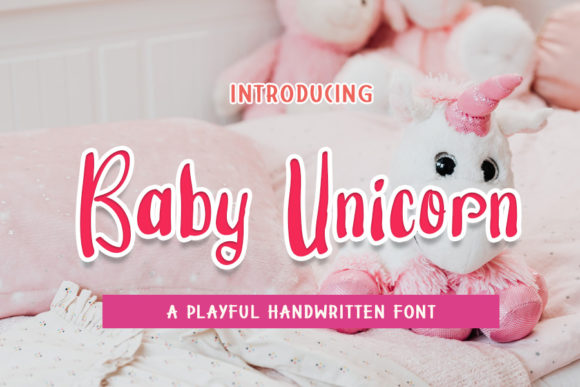 Baby Unicorn: A Magical Handwritten Font for Modern Web Design