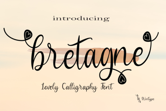 Bretagne: A Handwritten Font for Modern Web Design