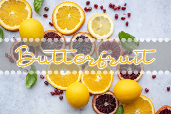 Butter Fruit: A Handwritten Font for Makers