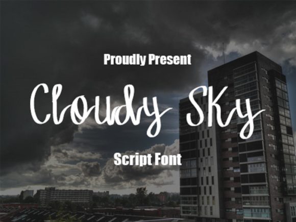 Cloudy Sky: A Handwritten Font for Modern Marketing