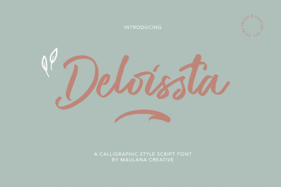Deloissta: A Sweet Script Font That Elevates Your Brand’s Personality