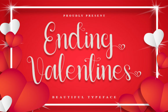 Ending Valentines: A Sweet Handwritten Font for Real Branding Projects
