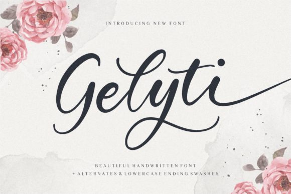 Gelyti: A Delicate Script Font for Elegant Editorial Design