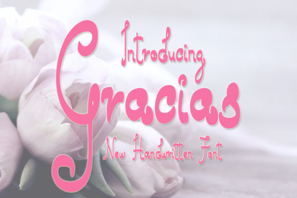Gracias: A Handwritten Script Font for Elegant Editorial Design