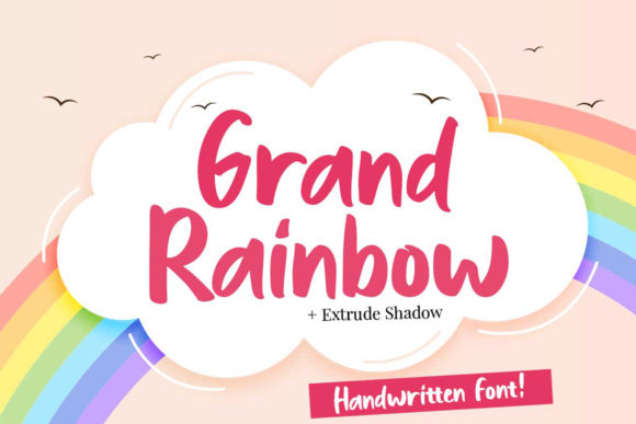 Grand Rainbow: A Handwritten Font That Adds Personality to Web Design