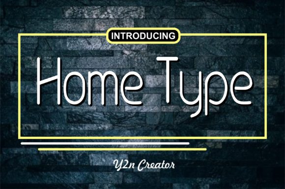 Home Type: A Clean Handwritten Font for Modern Web Design
