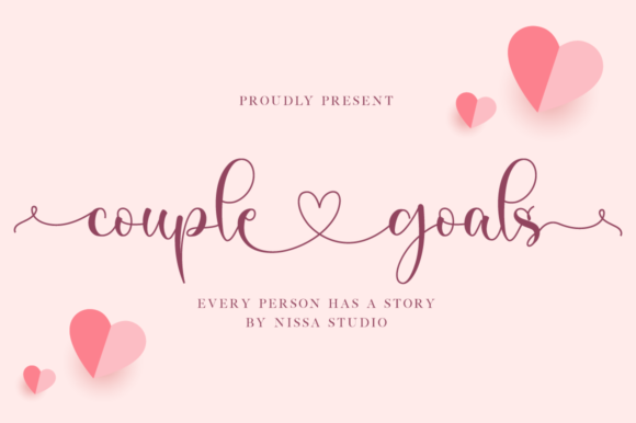 How the Couple Goals Font Adds Romance to Handmade Designs