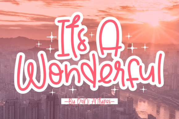 Its a Wonderful: A Handwritten Font for Warm, Expressive Editorial Design