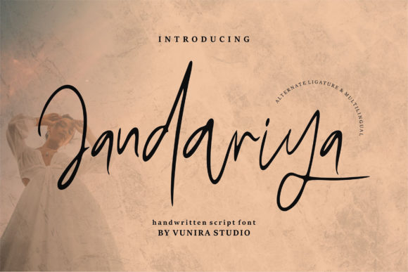 Jandariya: A Modern Script Font for Web Design