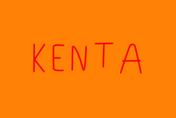 Kenta: A Whimsical Handwritten Font for Modern Editorial Design