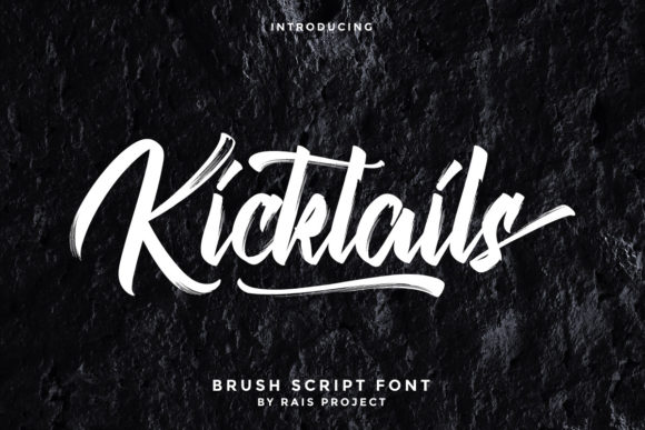 Kicktails: A Stylish Handwritten Font for Crafters and Product Designers