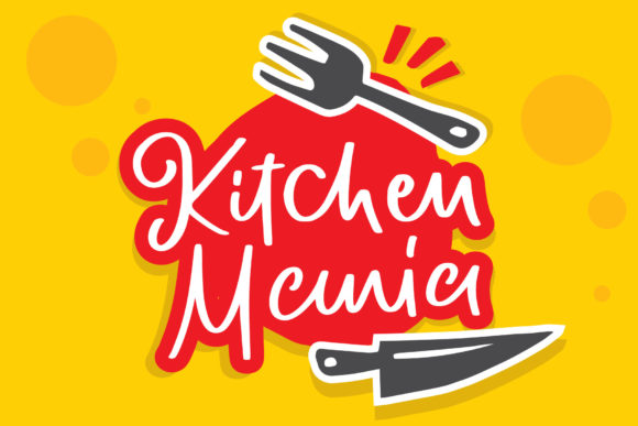 Kitchen Mania: A Sweet Script Font for Campaigns