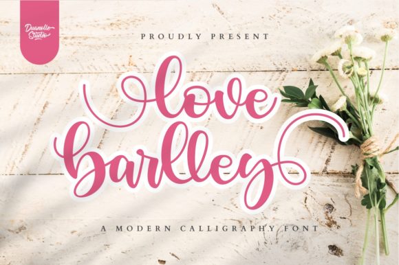 Love Barlley Font: Elevate Your Brand with Elegant Script Typography