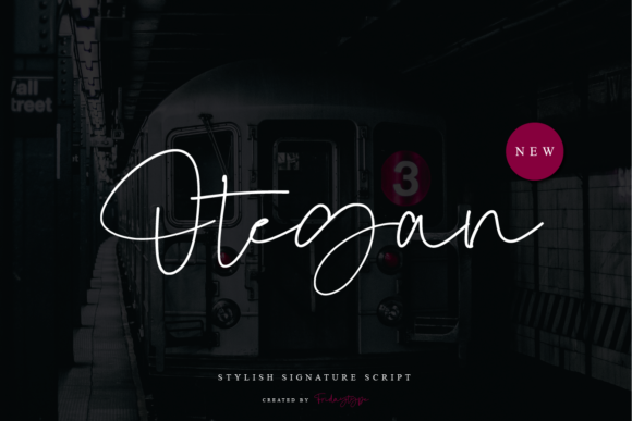 Otegan: A Stylish Script Font for Modern Marketing and Digital Design