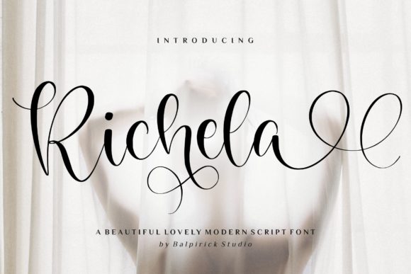 Richela: A Romantic Script Font That Adds Luxury to Brand Designs