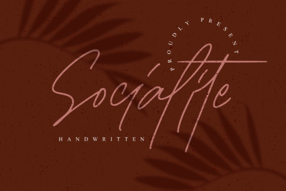 Socialite: A Luxurious Script Font for Modern Editorial Design