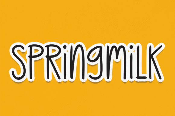 Springmilk: A Friendly Handwritten Font for Campaigns