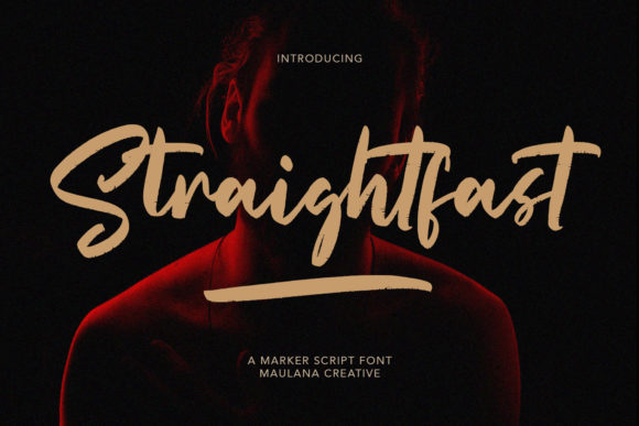 Straightfast: A Bold Handwritten Font for Brand Identity