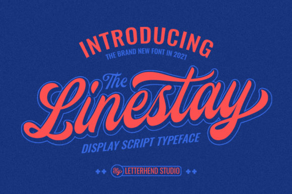 The Linestay: A Bold Script Font for Your Brand