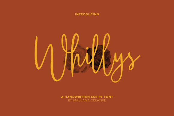 Whillys: A Romantic Script Font for Modern Web Design and Digital Branding