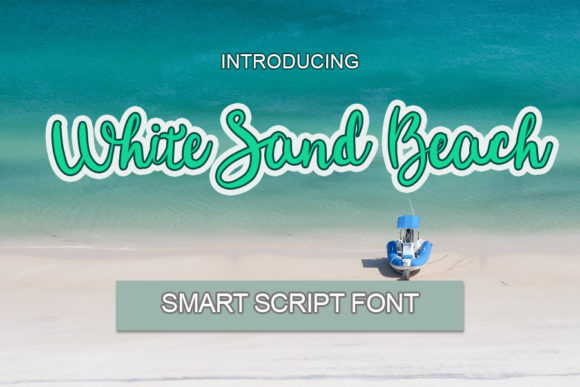 White Sand Beach: A Refined Script Font for Brands